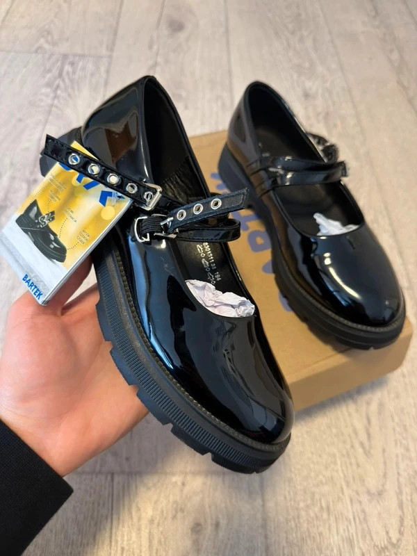 Bartek Patent Leather Mary Jane Platform