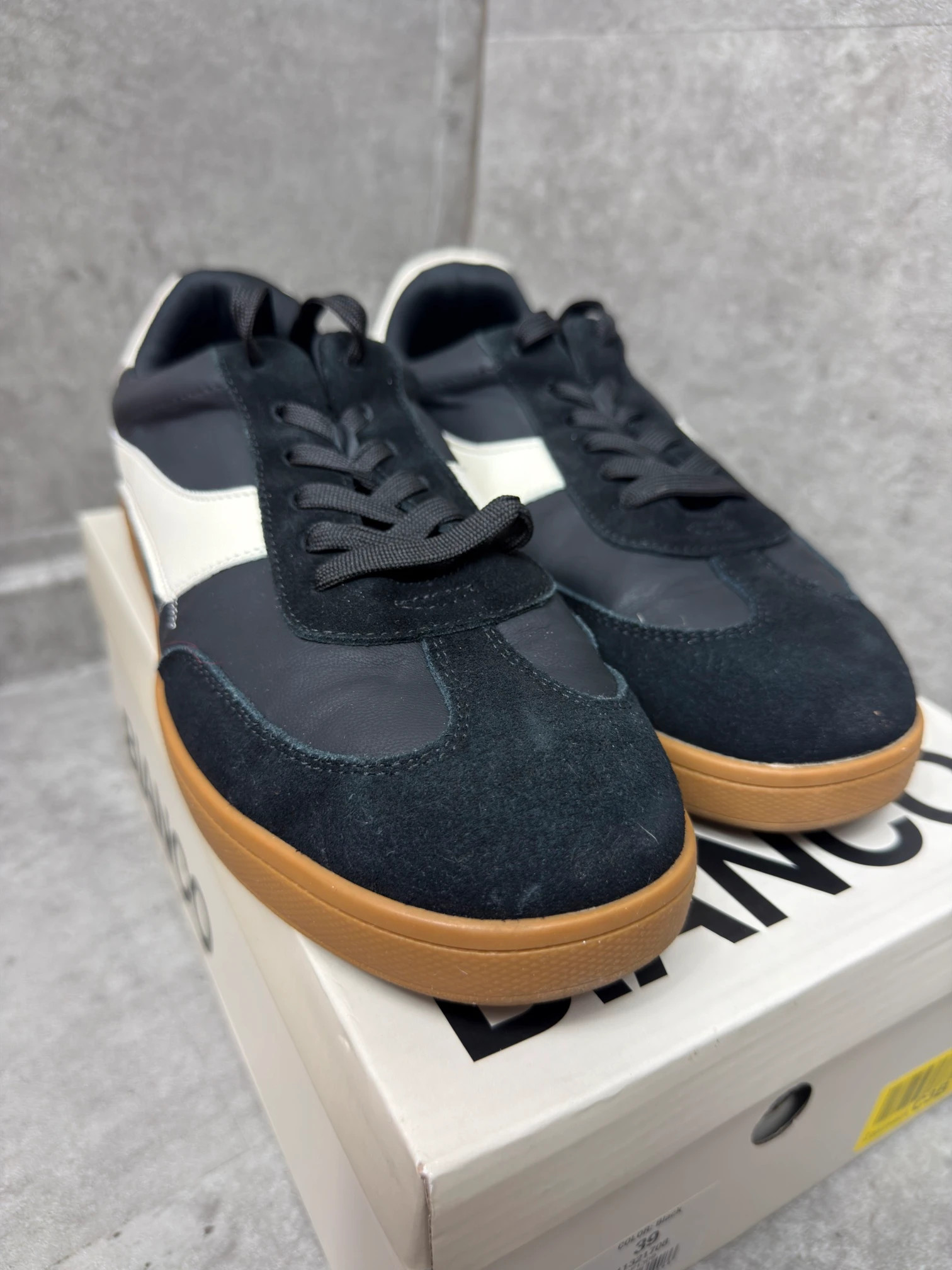 Bianco Retro Terrace Sneakers Black White Gum
