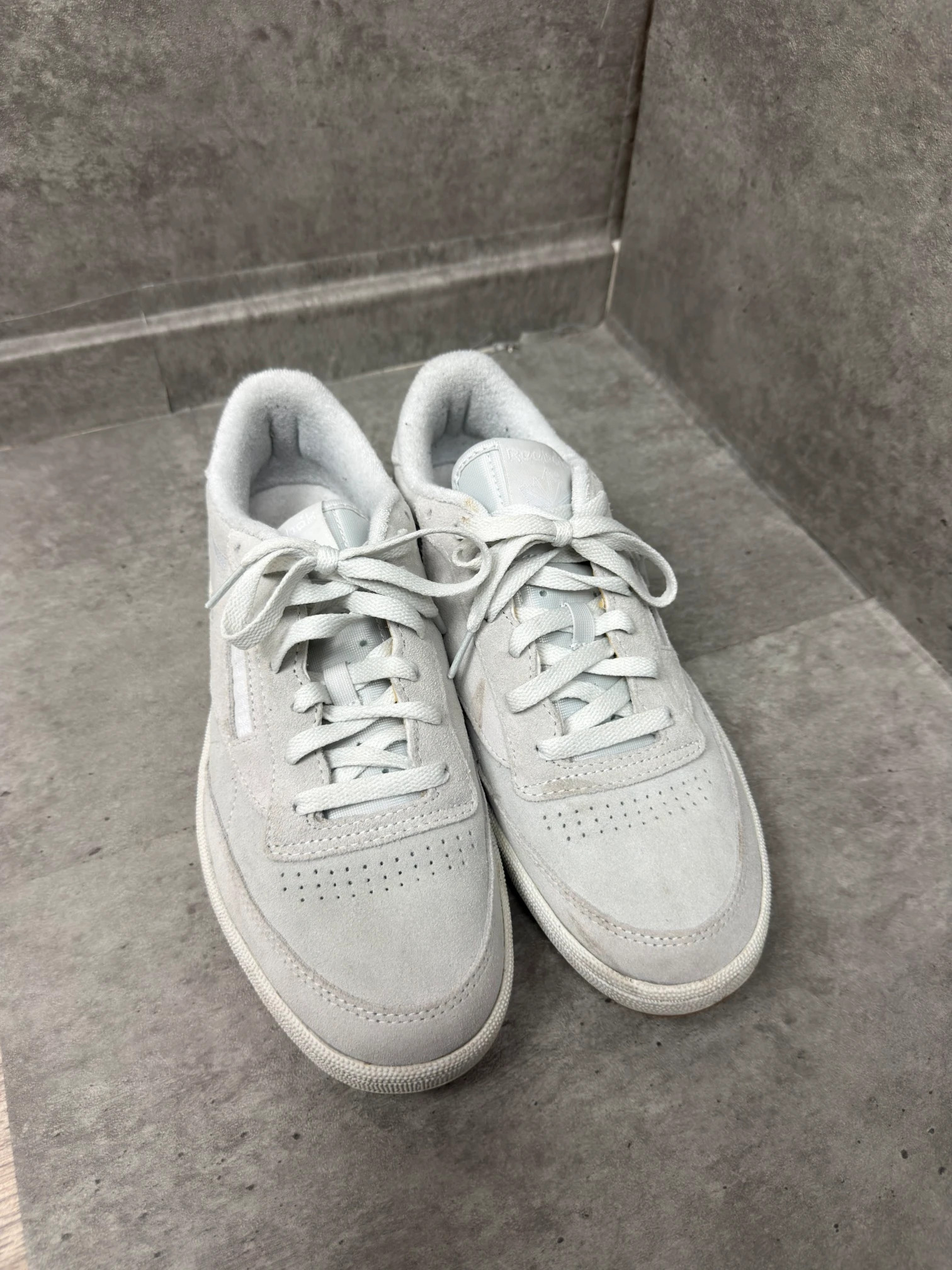 Reebok Club C 85 Suede Light Grey Gum