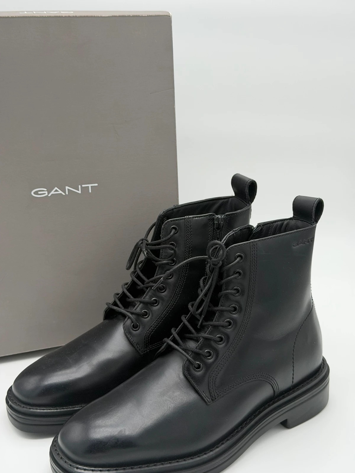 Gant Boggar Leather Lace-Up Boots